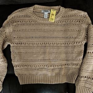 RSQ Women's Beige Knit Sweater